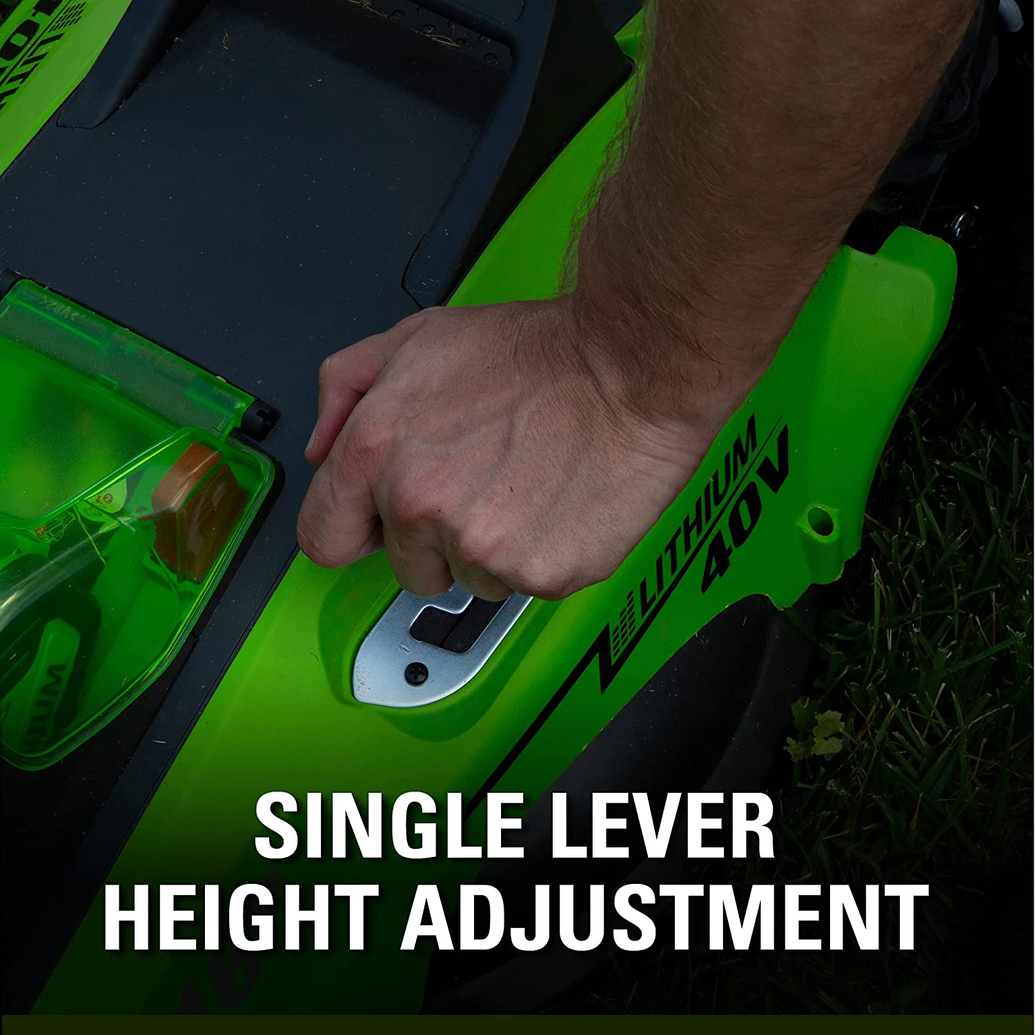 40V 16" Cordless Electric Lawn Mower, 4.0Ah Battery and Charger Included-Toppalletfly