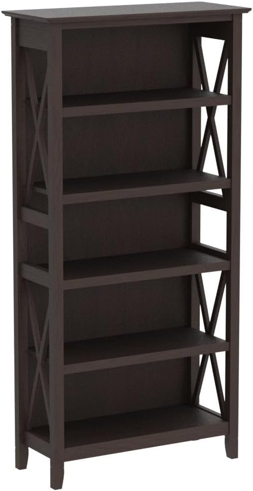 5 Shelf 66 Inch Bookcase Set-Toppalletfly