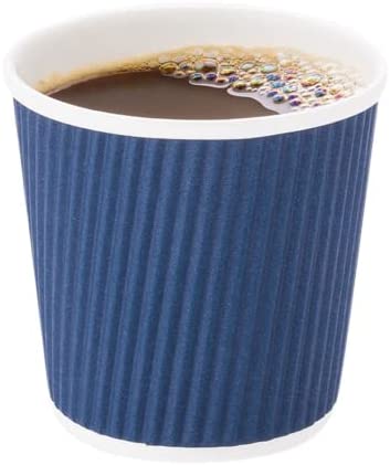 500-CT 4 oz Hot Beverage Cups Eco-Friendly Recyclable Paper - Insulated - Wholesale Takeout Coffee Cup-Toppalletfly