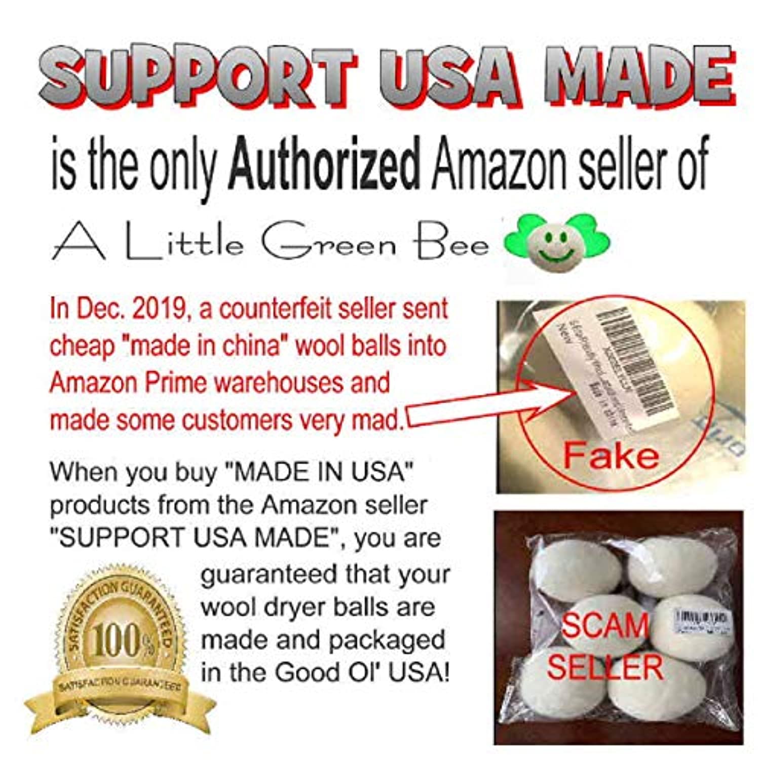 6 Eco-Friendly Wool Dryer Balls -Set of Six 100% Handmade, Natural and Unscented Made in USA-Toppalletfly