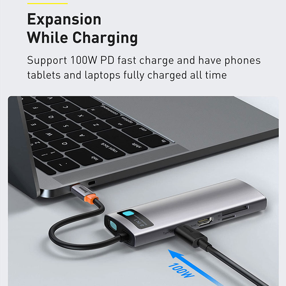 8 in 1 USB C Hub Docking Station-Toppalletfly