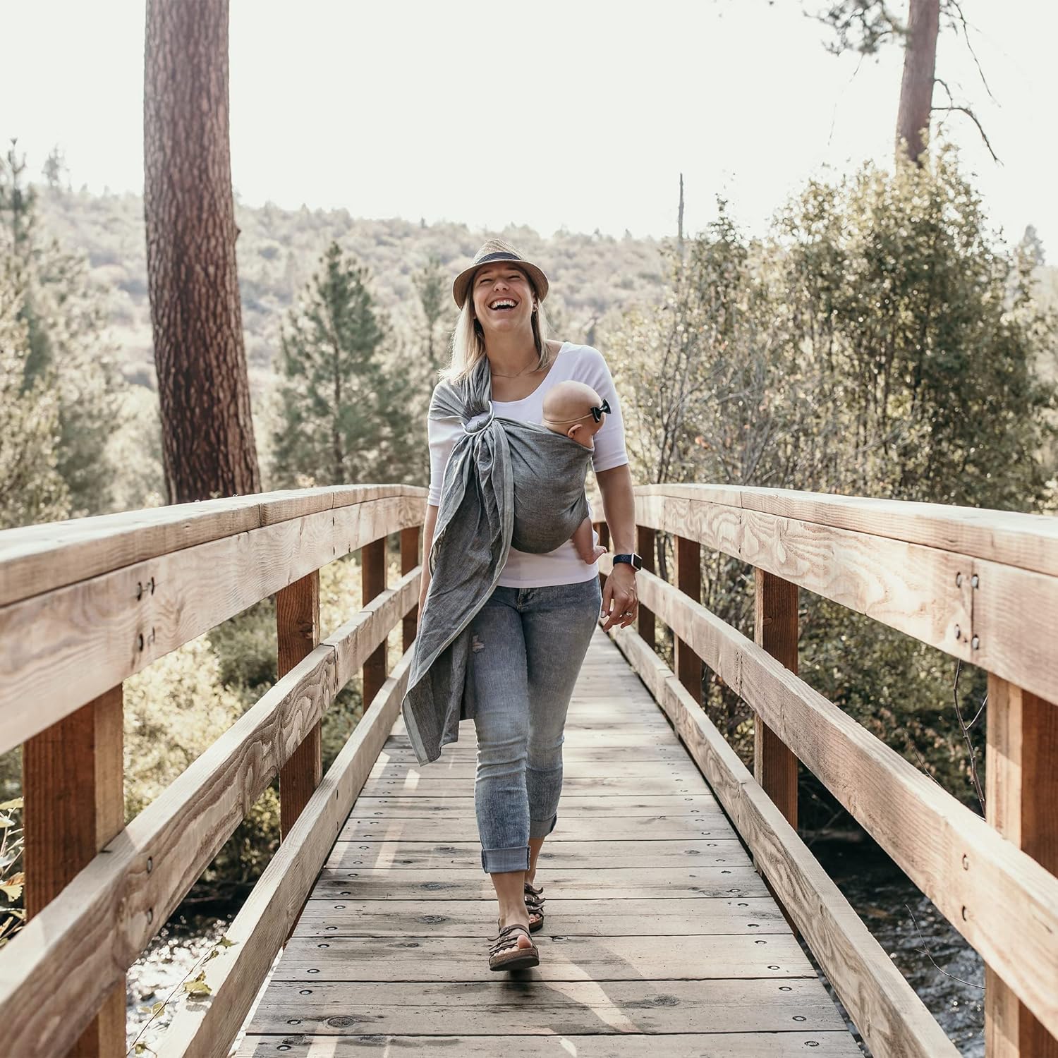 Baby Carrier Ring Sling Wrap for Newborns-Toppalletfly