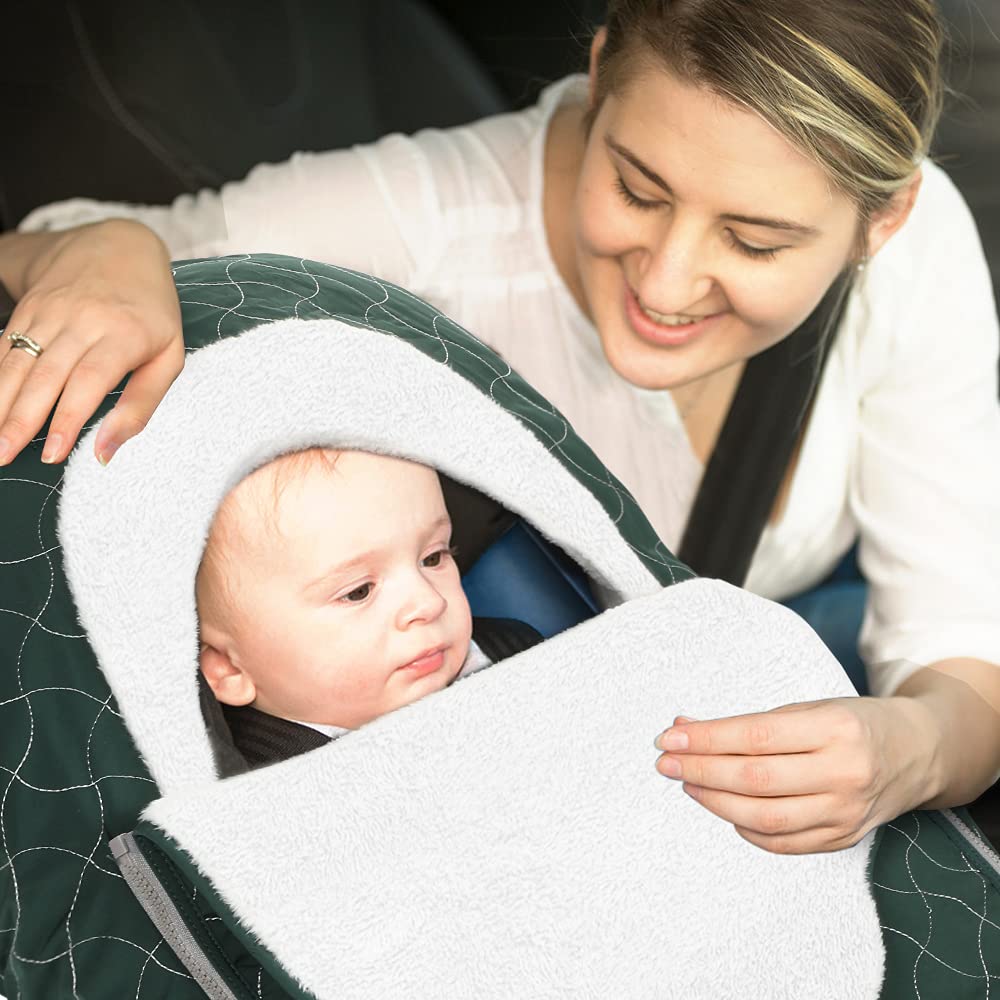 Baby Stroller Bunting Bags Winter Carseat Canopies Cover to Protect Baby from Cold Wind-Toppalletfly