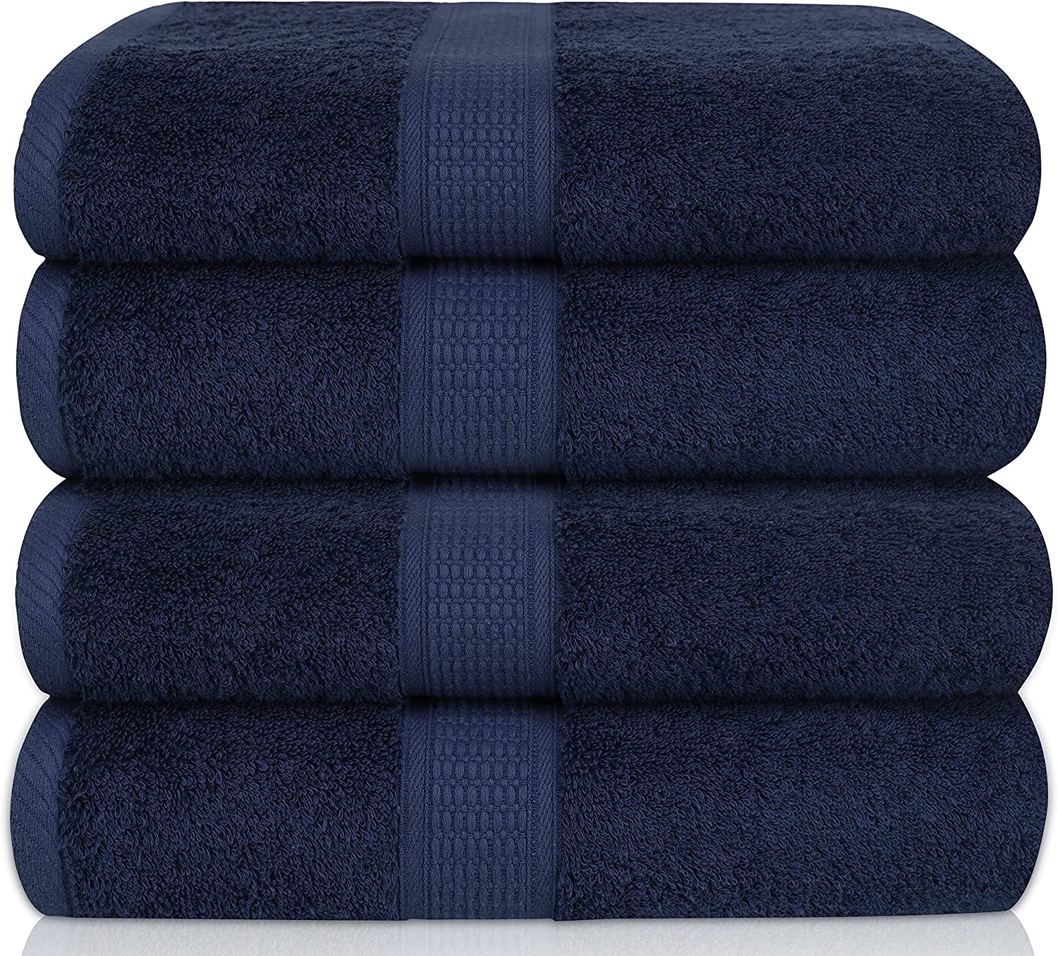 Bamboo Cotton Bath Towels - Natural, Ultra Absorbent and Eco-Friendly 30" X 52"-Toppalletfly
