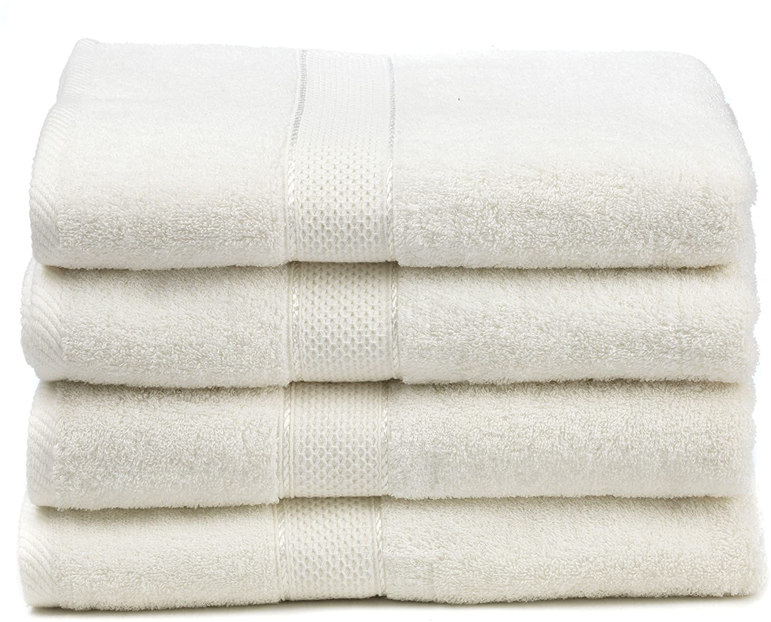 Bamboo Cotton Bath Towels - Natural, Ultra Absorbent and Eco-Friendly 30" X 52"-Toppalletfly