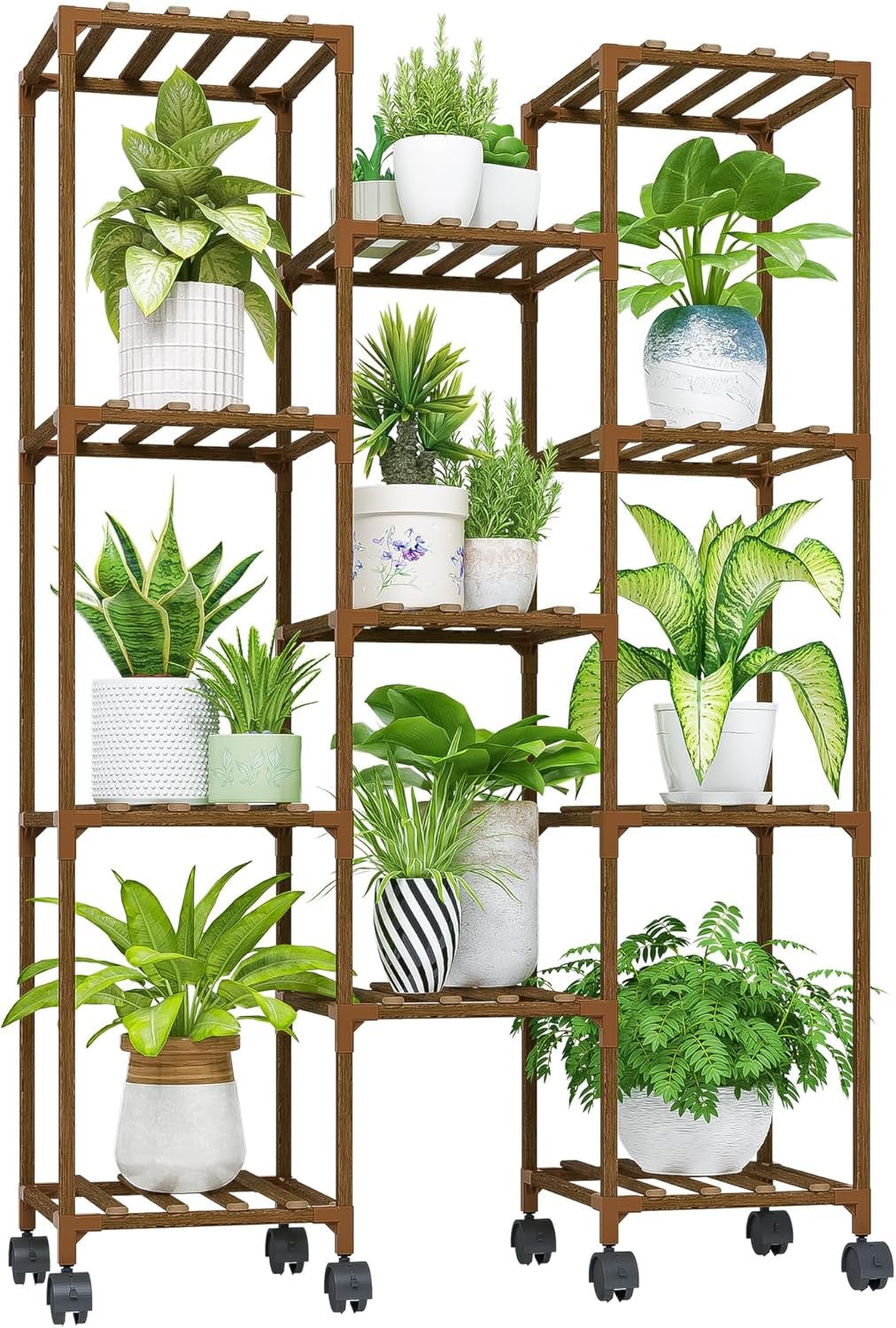 Bamboo Customizable Plant Stand-Toppalletfly