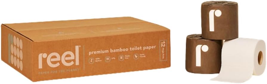 Bamboo Toilet Paper, 3-Ply Made From Tree-Free, 100% Bamboo Fibers, Eco-Friendly Zero Plastic Packaging-Toppalletfly