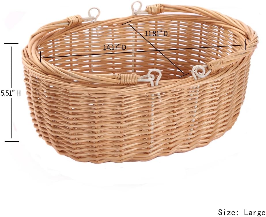 Basket with Handle 14.17"Lx11.81"Wx5.51"H-Toppalletfly