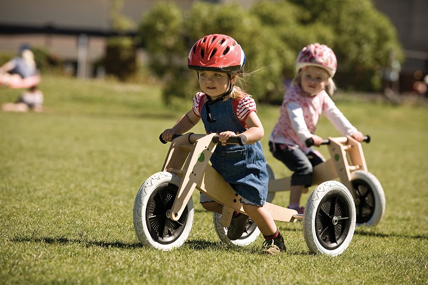 Bike 3 in 1 Wooden Balance Bike and Walker, Ages 1 to 5 Years-Toppalletfly