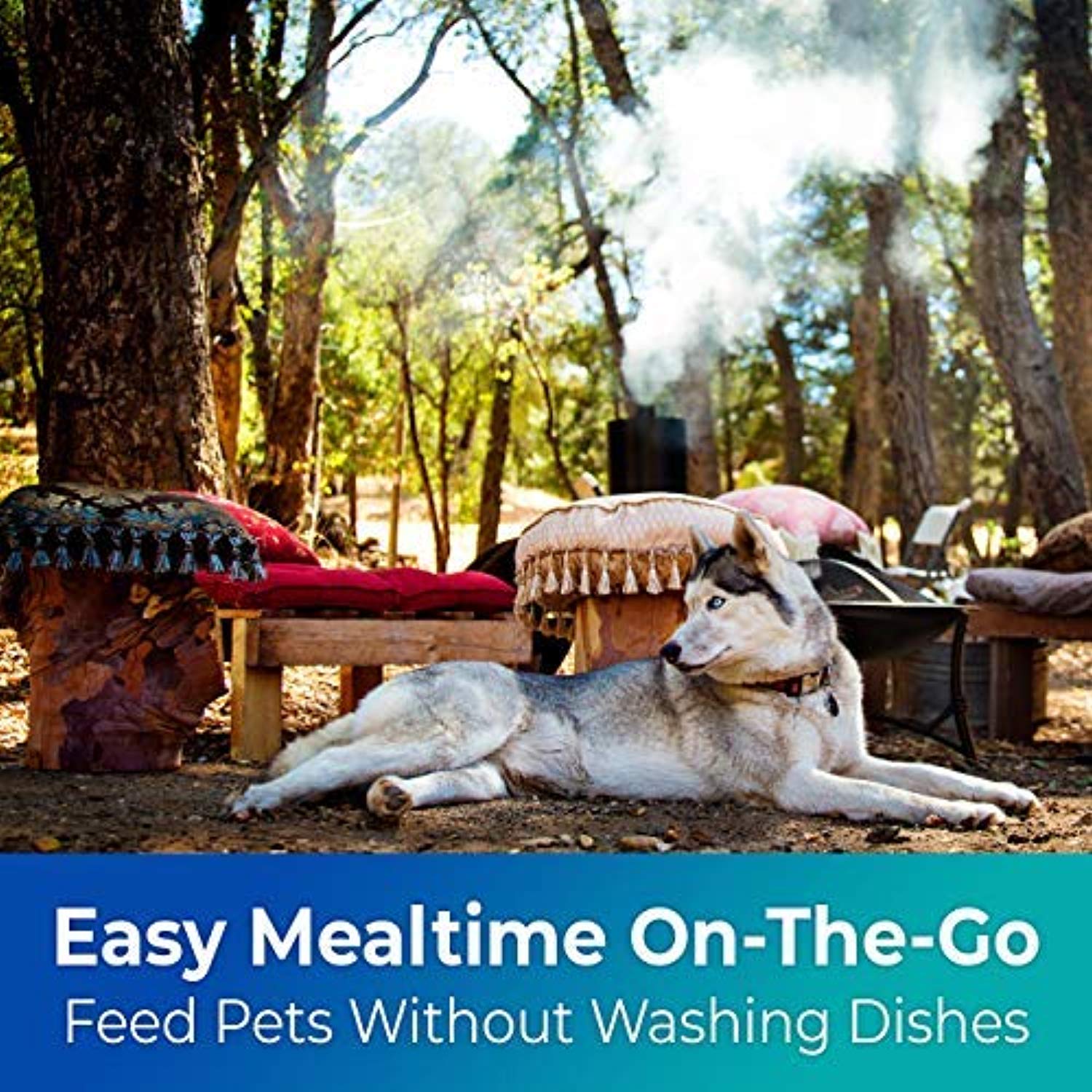 Biodegradable Disposable Pet Bowls Bulk 8 Oz Germ-Free, Non-Toxic Leakproof and Allergen-Free-Toppalletfly