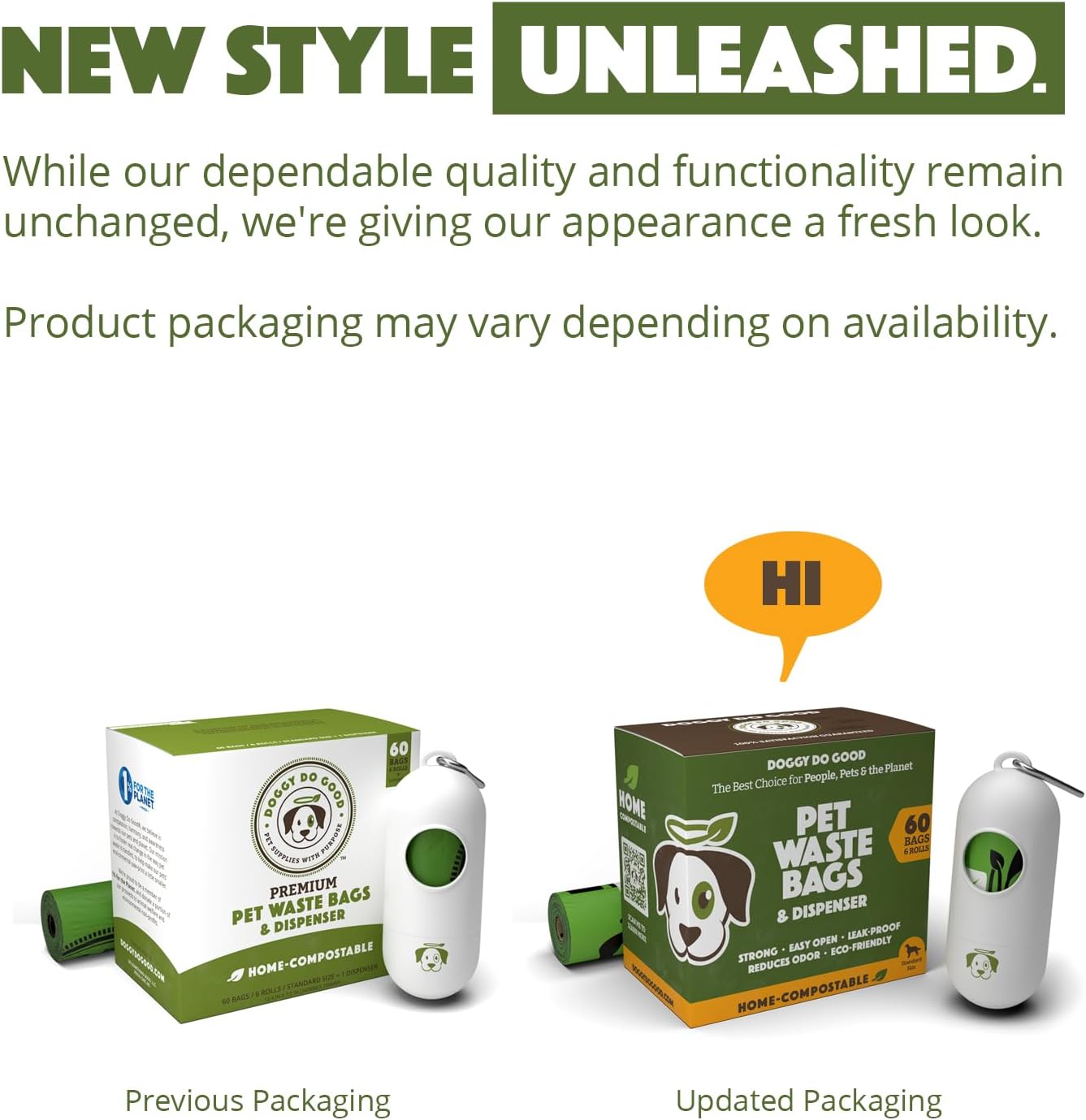Biodegradable Poop Bags, Dog Waste Bags, Unscented, Vegetable-Based & Eco-Friendly-Toppalletfly