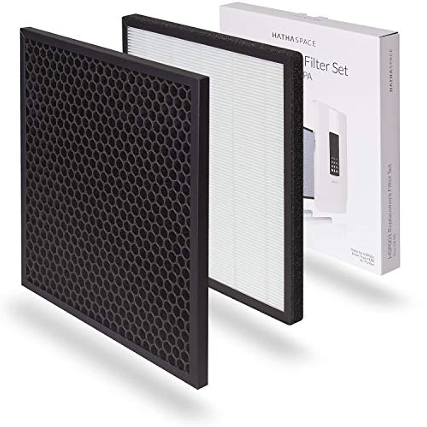 Certified Replacement Filters for HSP001 Smart True HEPA Air Purifier, 1 Set (True HEPA)-Toppalletfly