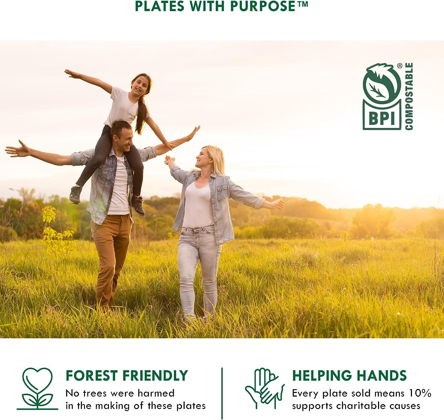 Compostable to Go Containers 3-Compartment Clamshell Take Out Food Container with Hinged Lid, Eco-Friendly, Made of Sugar Cane Bagasse-Toppalletfly