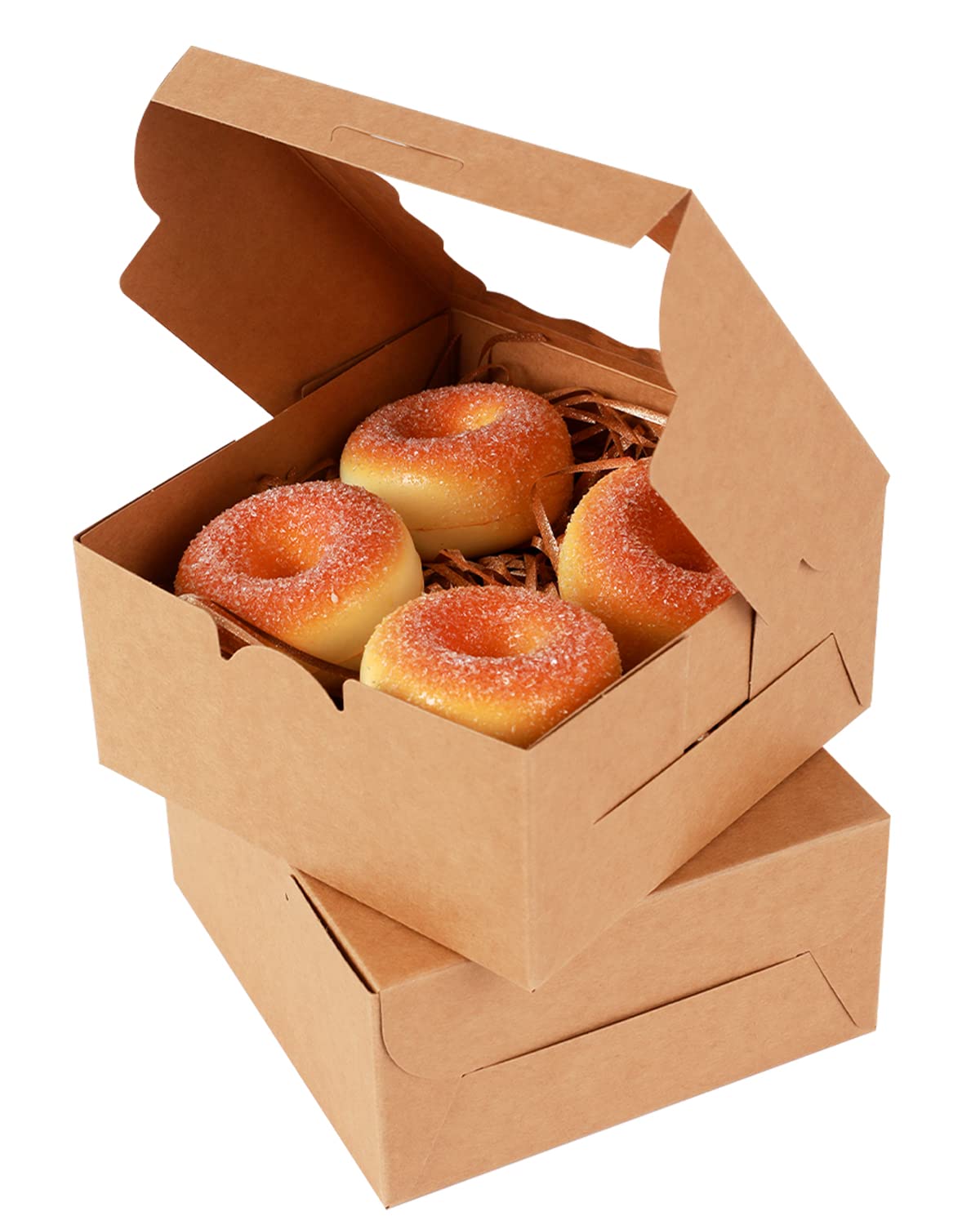 Cookie Boxes With Window, 60packs 6x6x3-Toppalletfly