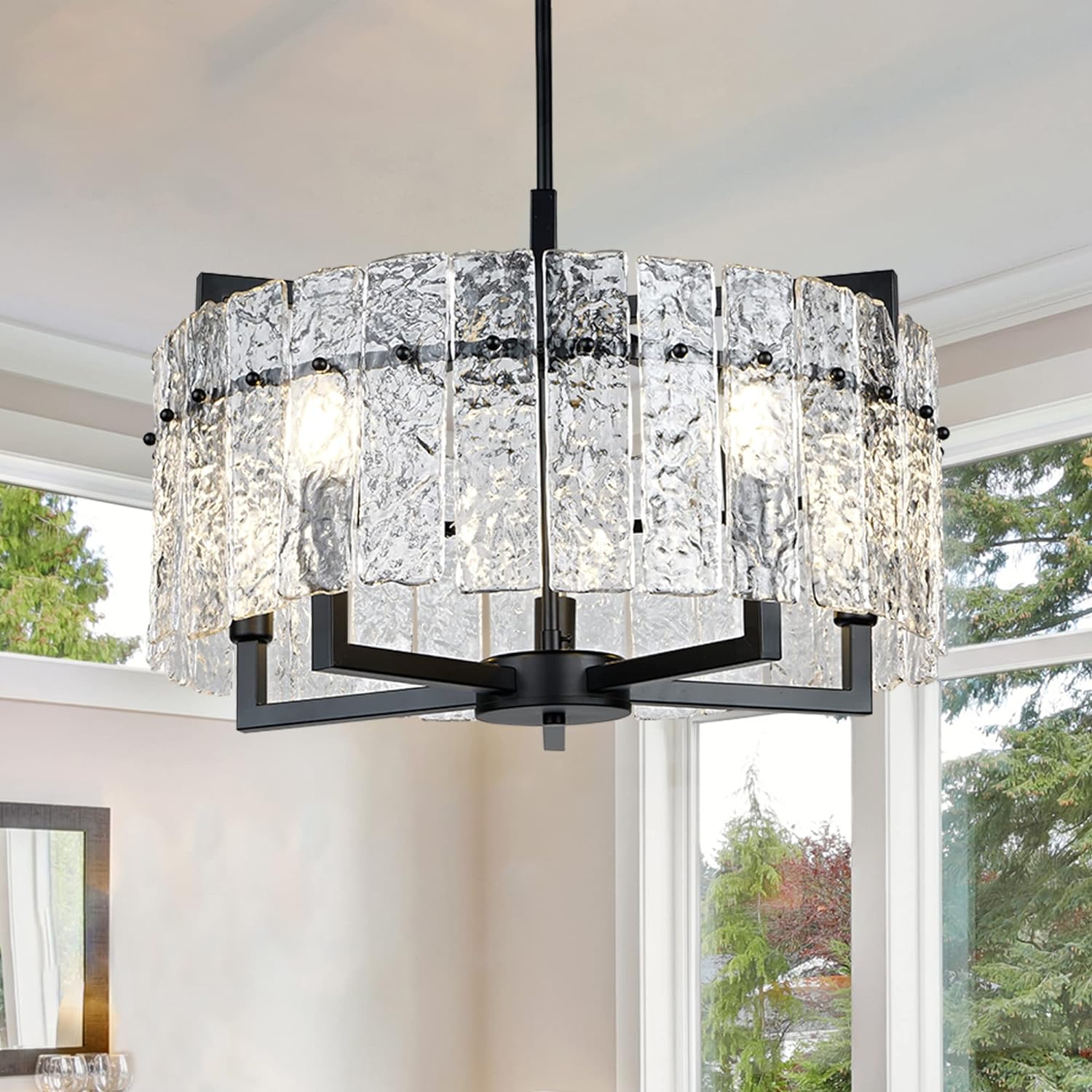 Crystal Chandeliers for Dining Room Kitchen Living Room-Toppalletfly