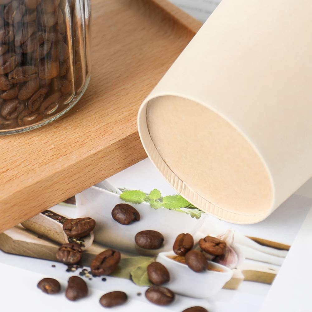 Disposable Bamboo Fiber Coffee Cups – 15 oz Natural Brown Paper Hot Beverage Cups-Toppalletfly