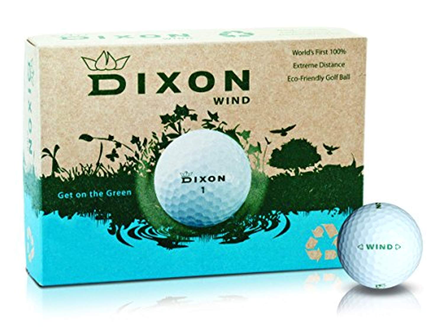 Eco-Friendly Max Distance Golf Balls, 1 Dozen-Toppalletfly