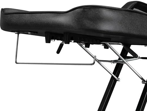 Esthetician Bed with Hydraulic Stool,Multi-Purpose 3-Section Facial Bed Table, Adjustable-Toppalletfly