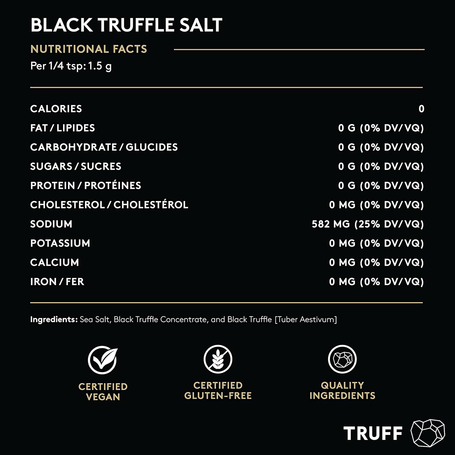 Fine and Coarse Truffle Sea Salt-Toppalletfly