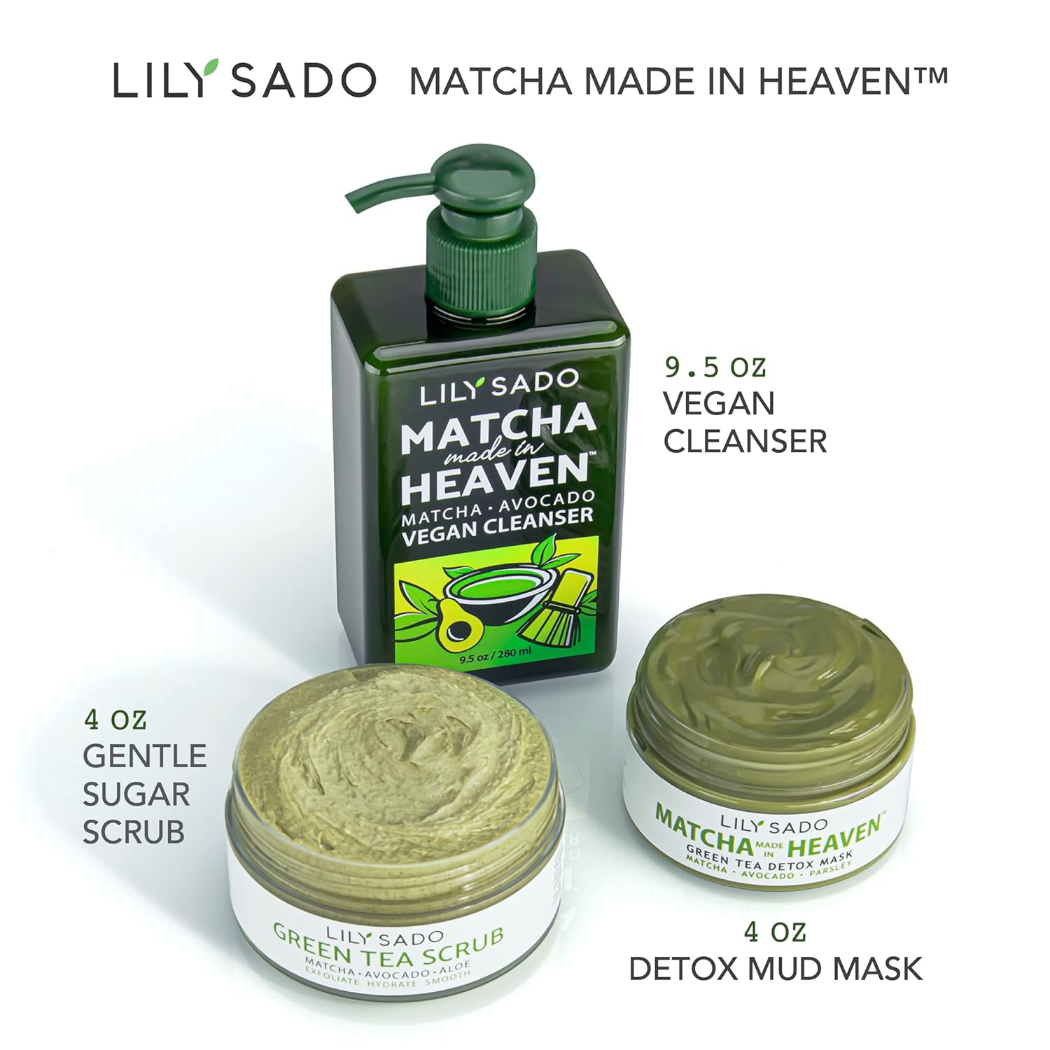 Green Tea Matcha & Avocado Face Mask - Organic Natural Vegan Anti-Aging Antioxidant 4 oz-Toppalletfly