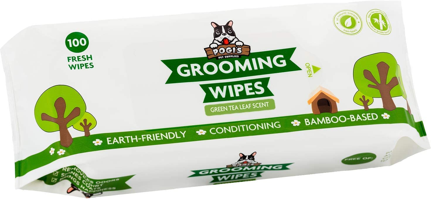 Grooming Wipes - Hypoallergenic Pet Wipes for Dogs & Cats - Plant-Based, Earth-Friendly, Deodorizing-Toppalletfly