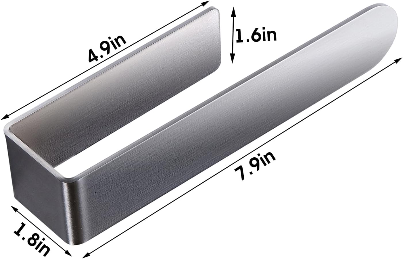 Hand Towel Holder - Self Adhesive Bathroom Towel Bar Stick on Wall, 304 Stainless Steel - 2 Pcs-Toppalletfly