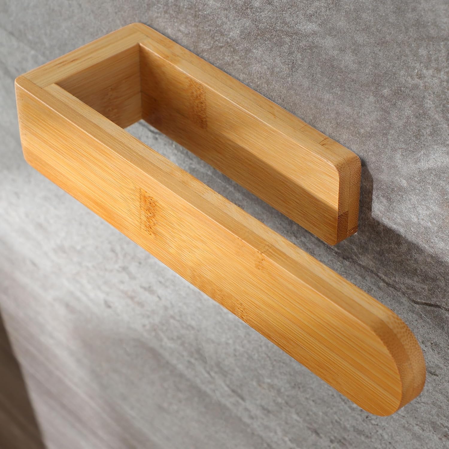 Hand Towel Holder - Self Adhesive Bathroom Towel Bar Stick on Wall, 304 Stainless Steel - 2 Pcs-Toppalletfly