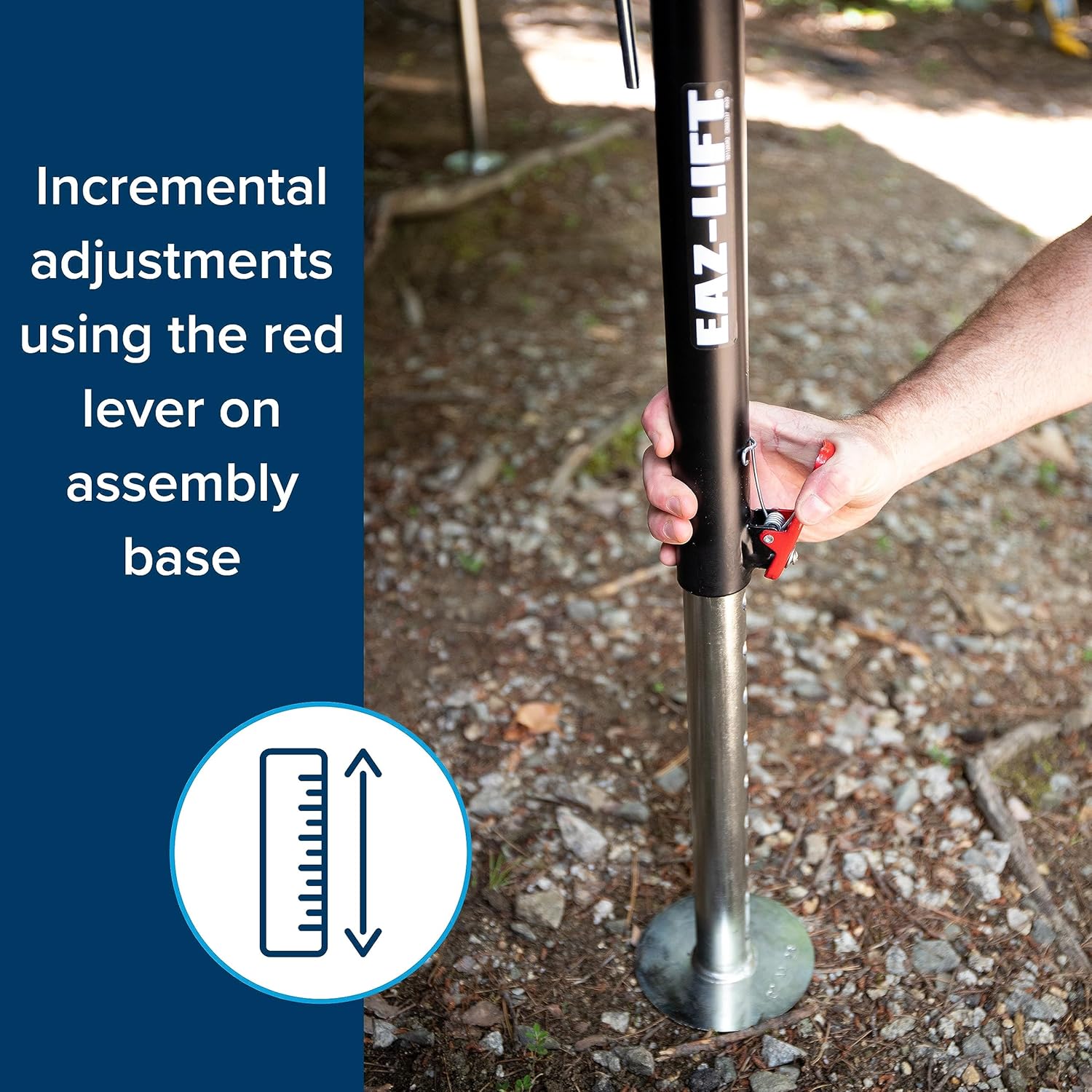 Heavy-Duty RV Slide-Out Supports, Adjustable Steel Jacks 19" to 47" – 5,000lbs Each – Set of 2-Toppalletfly