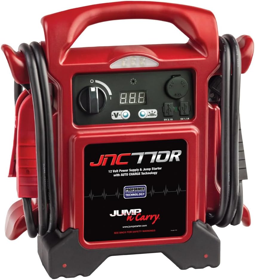 Jump-N-Carry 1700 Peak Amp Premium 12 Volt Jump Starter-Toppalletfly