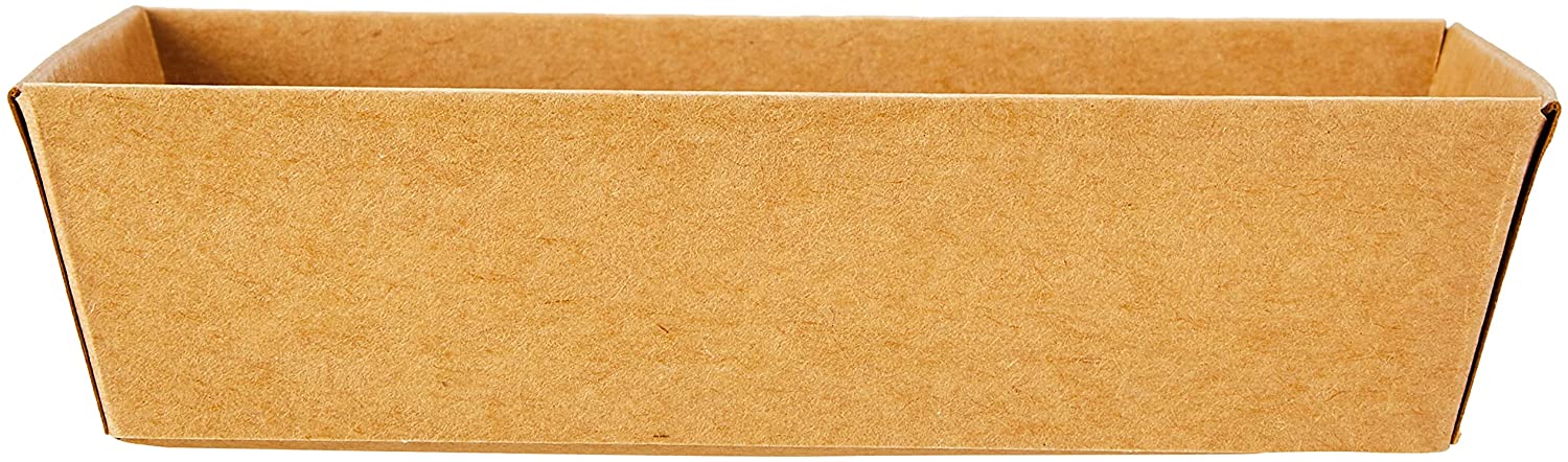 Large Paper Sushi Container, Tetra Sushi Box - Kraft Brown - 5" x 4 1/2" x 1 1/2" - 100ct Box-Toppalletfly