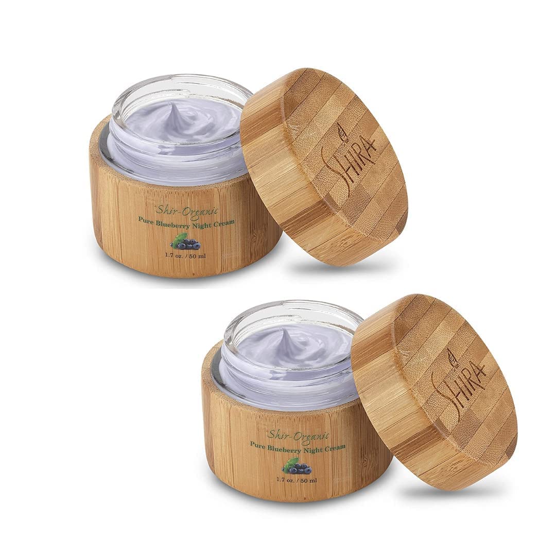 Organic Blueberry Night Cream for Nourished, Wrinkle-Free, Radiant Skin-Toppalletfly