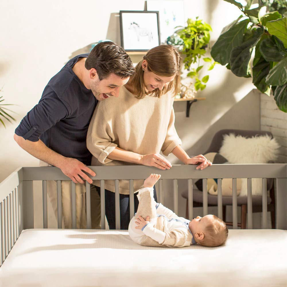 Organic Crib Mattress, 150 Coil 2-Stage - Natural Non-Toxic Baby and Toddler Mattress-Toppalletfly