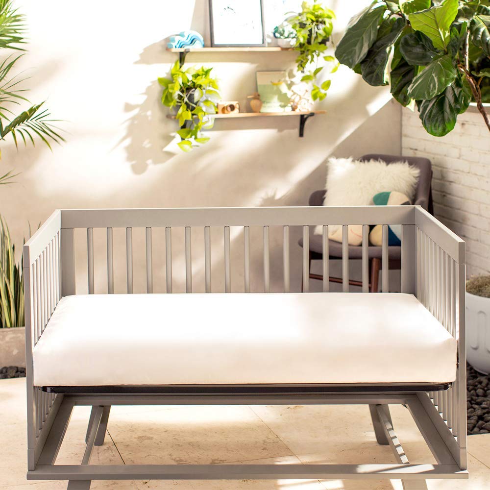 Organic Crib Mattress, 150 Coil 2-Stage - Natural Non-Toxic Baby and Toddler Mattress-Toppalletfly