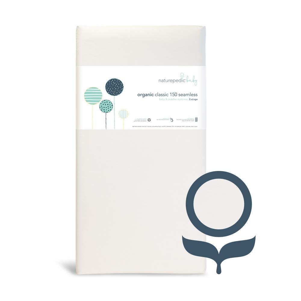 Organic Crib Mattress, 150 Coil 2-Stage - Natural Non-Toxic Baby and Toddler Mattress-Toppalletfly