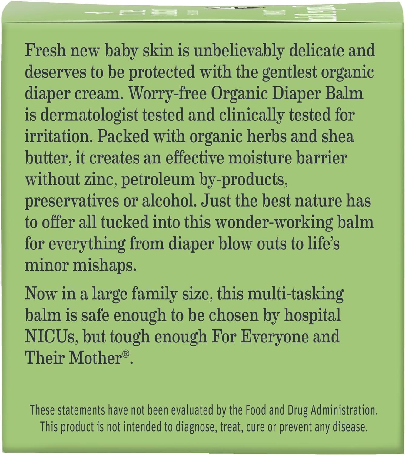 Organic Diaper Balm Cream for Baby, EWG Verified, Petroleum & Artificial Fragrance-Free with Calendula for Sensitive Skin-Toppalletfly