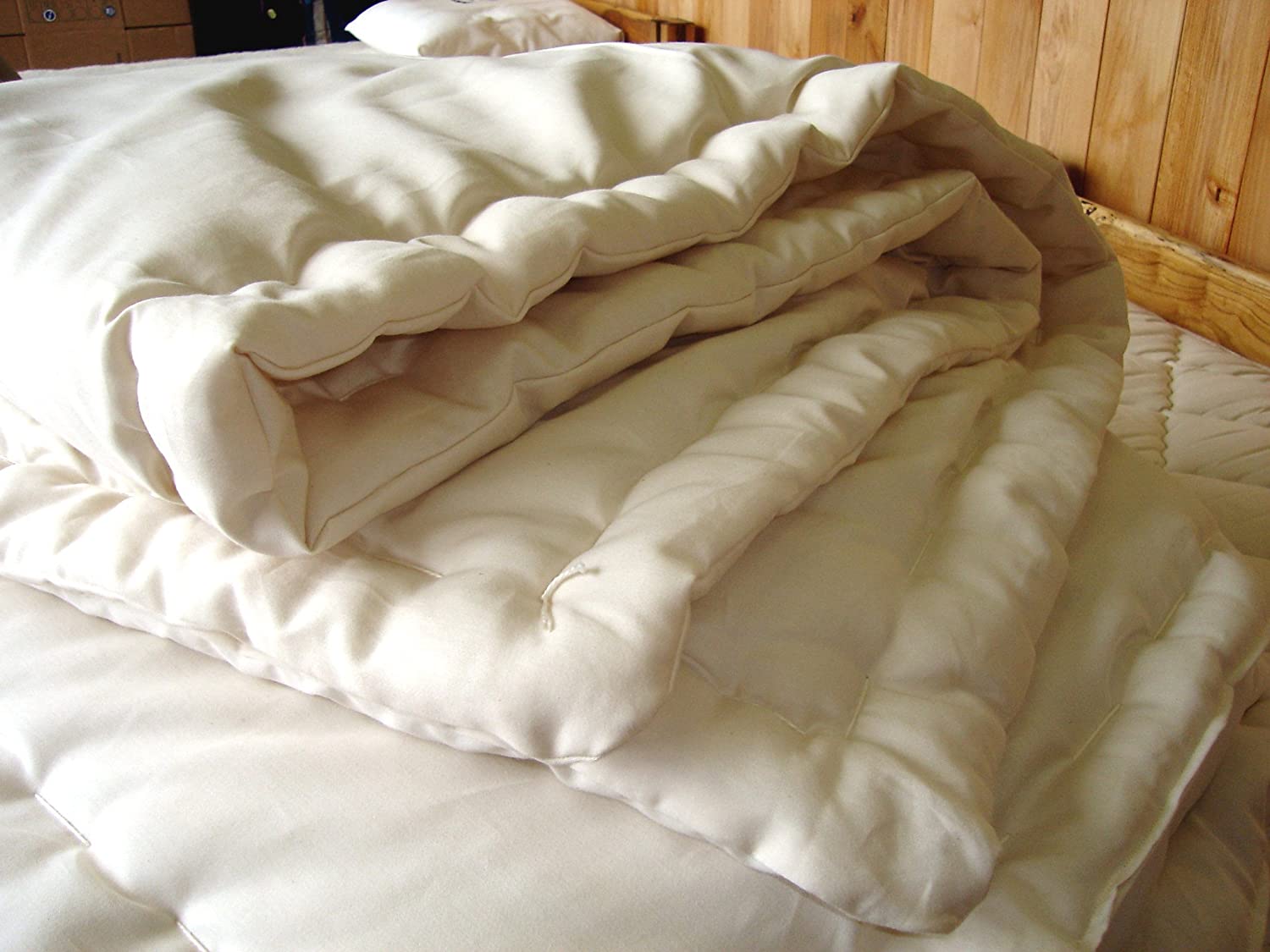Organic Wool Comforter, Made in USA-Toppalletfly