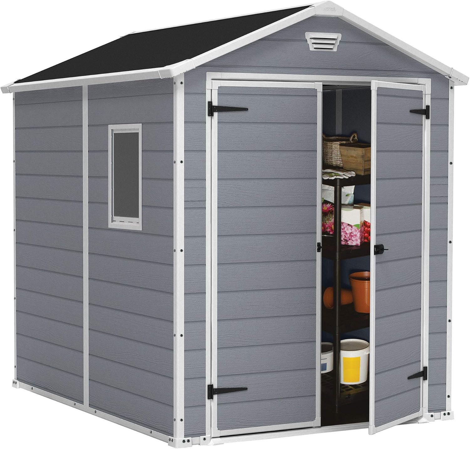 Outdoor Storage Shed 6X8 Ft-Toppalletfly