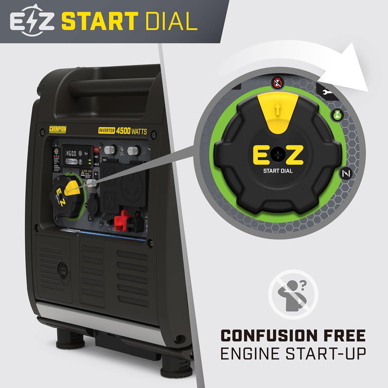Power Equipment Wireless Remote Start Inverter Generator with Quiet Technology and CO Shield-Toppalletfly