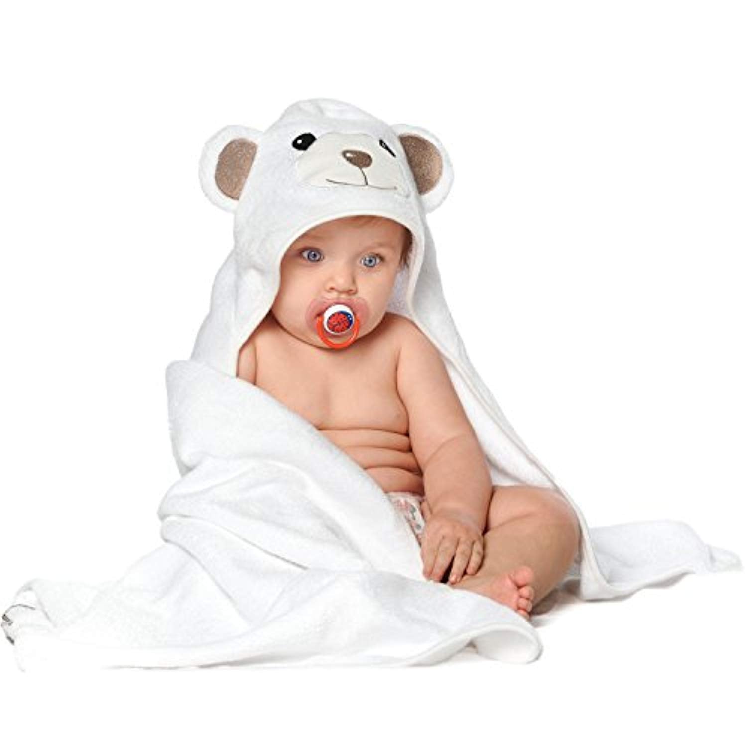 Premium Ultra Soft Organic Bamboo Baby Hooded Towel with Unique Design – Hypoallergenic Baby Towels for Infant and Toddler-Toppalletfly