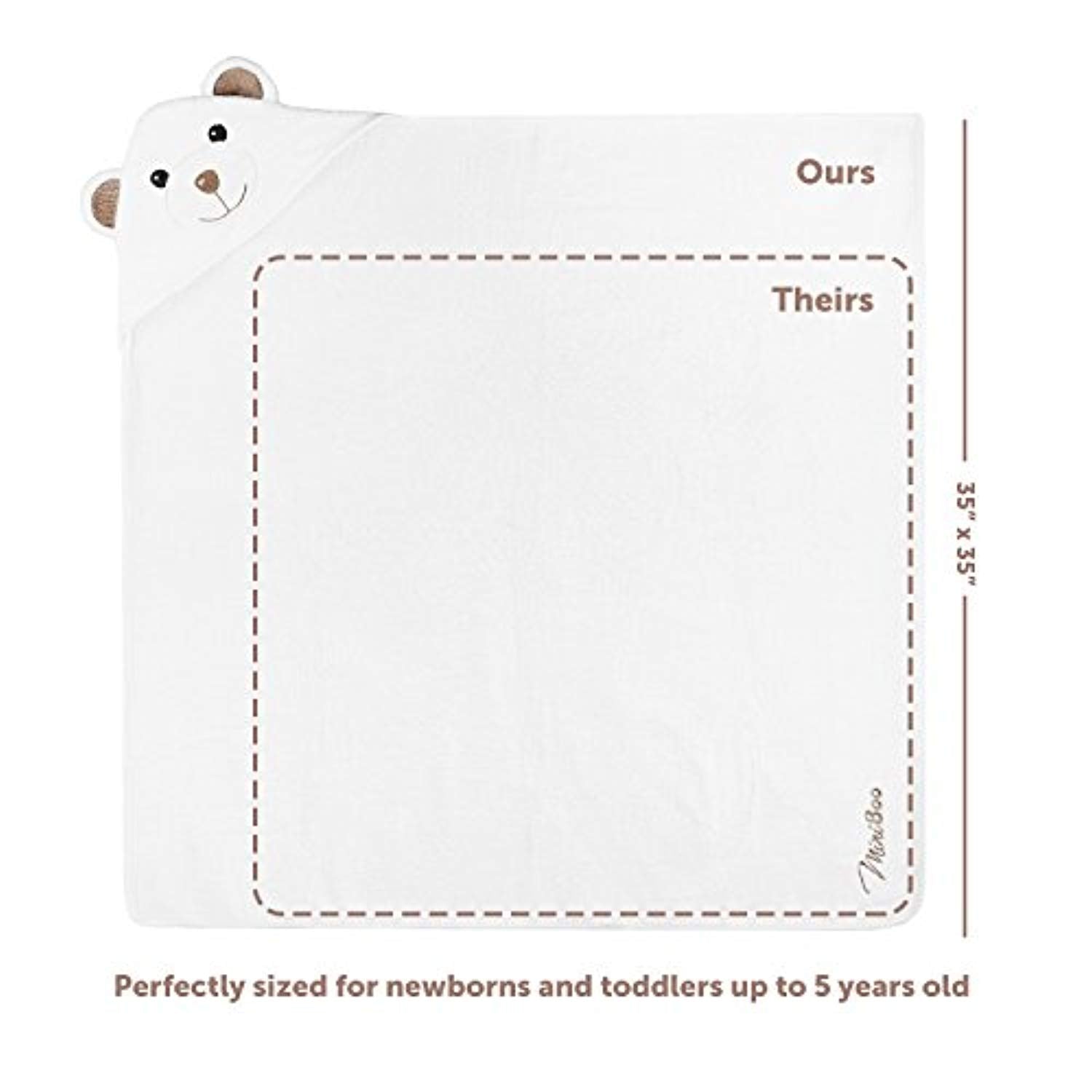 Premium Ultra Soft Organic Bamboo Baby Hooded Towel with Unique Design – Hypoallergenic Baby Towels for Infant and Toddler-Toppalletfly