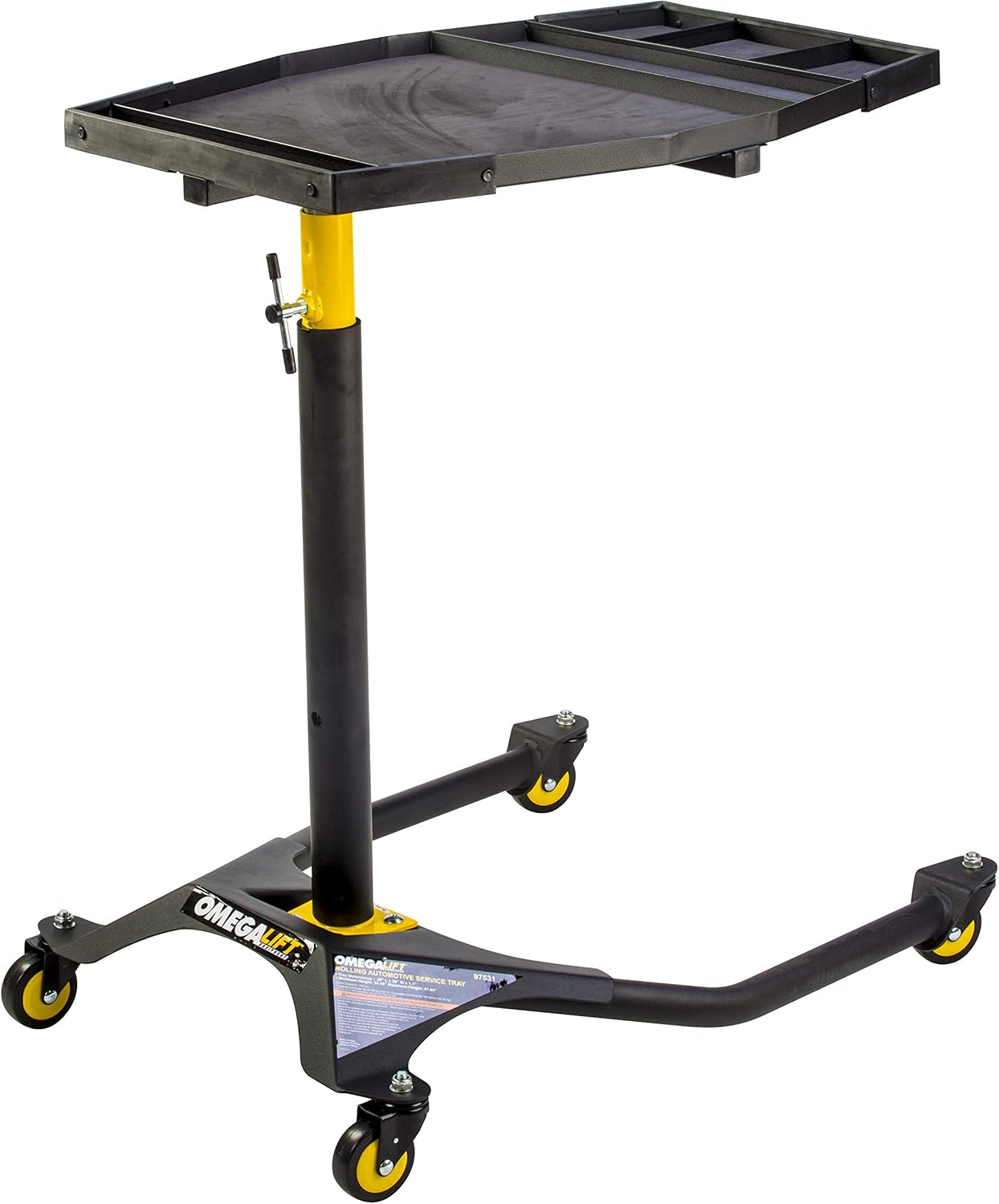 Rolling Automotive Service Tray, 1 Pack , Black-Toppalletfly