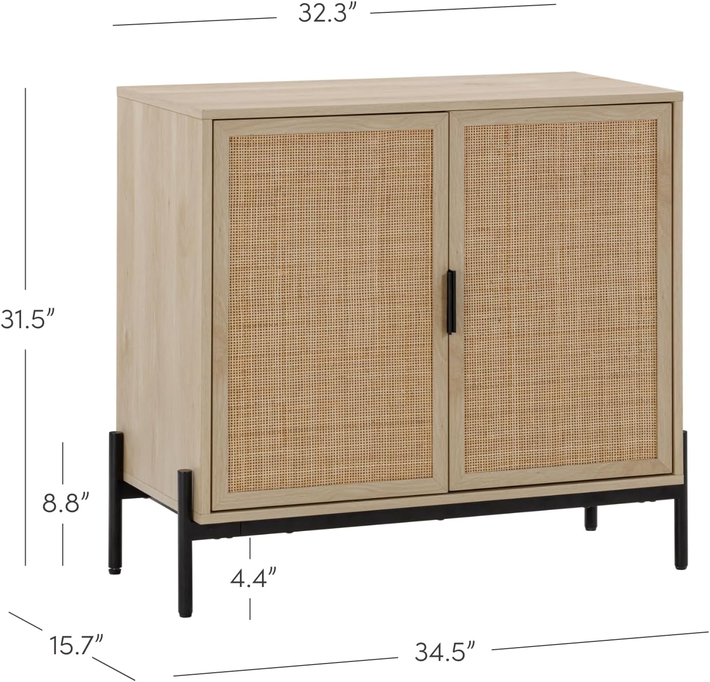 Storage Cabinet, Modern Free Standing Buffet Sideboard Hallway, Entryway, Dining Living Room-Toppalletfly