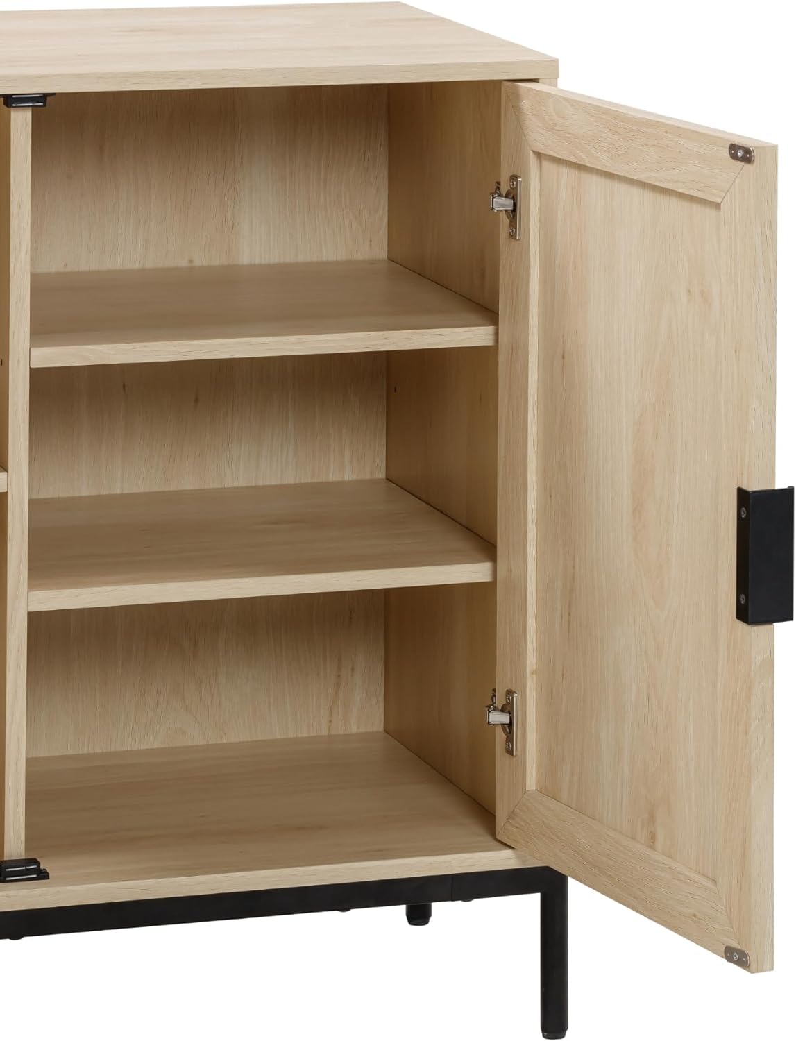 Storage Cabinet, Modern Free Standing Buffet Sideboard Hallway, Entryway, Dining Living Room-Toppalletfly