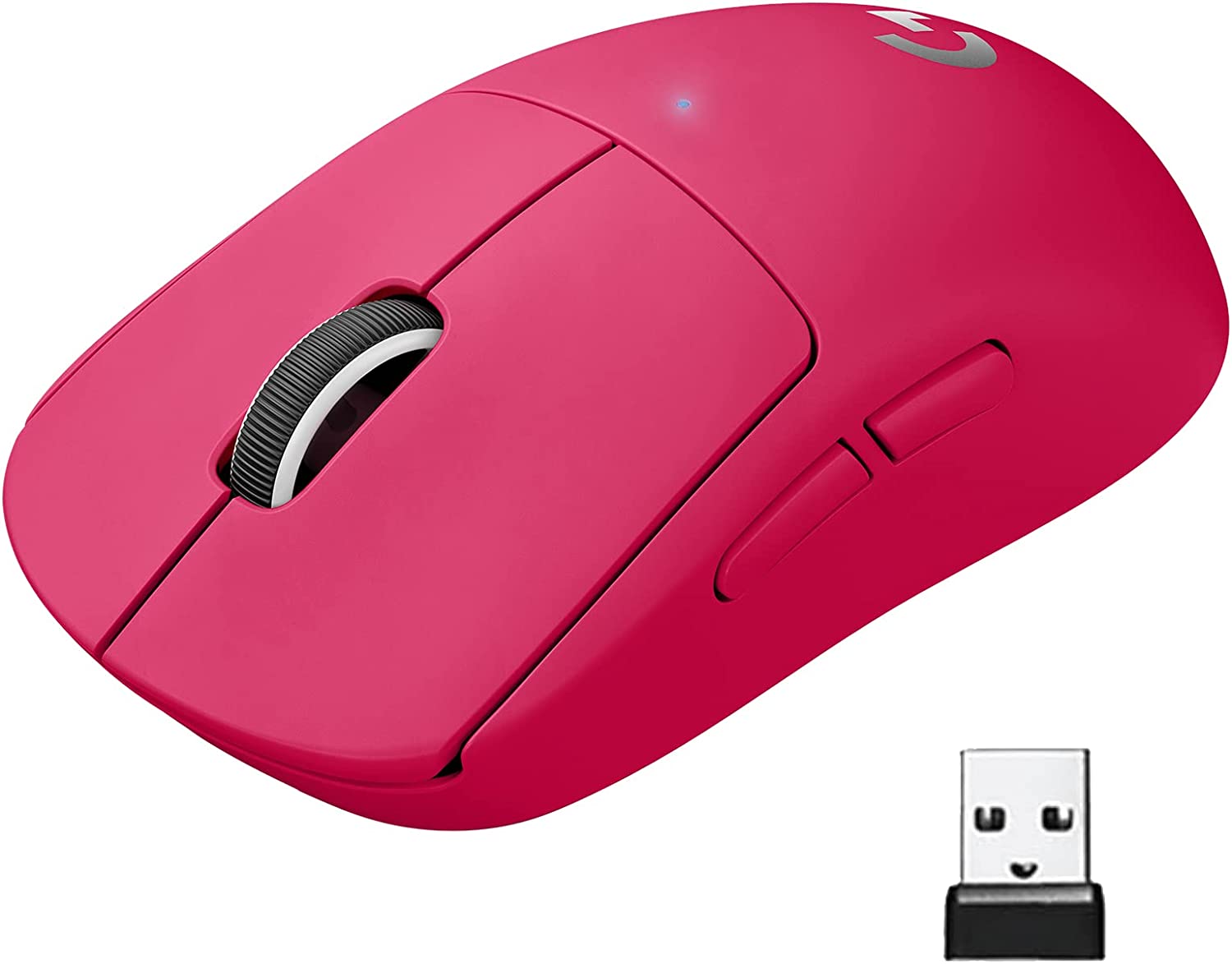 Superlight Wireless Gaming Mouse, Ultra-Lightweight, Hero 25K Sensor, 25,600 DPI, 5 Programmable Buttons, Long Battery Life, Compatible with PC / Mac-Toppalletfly