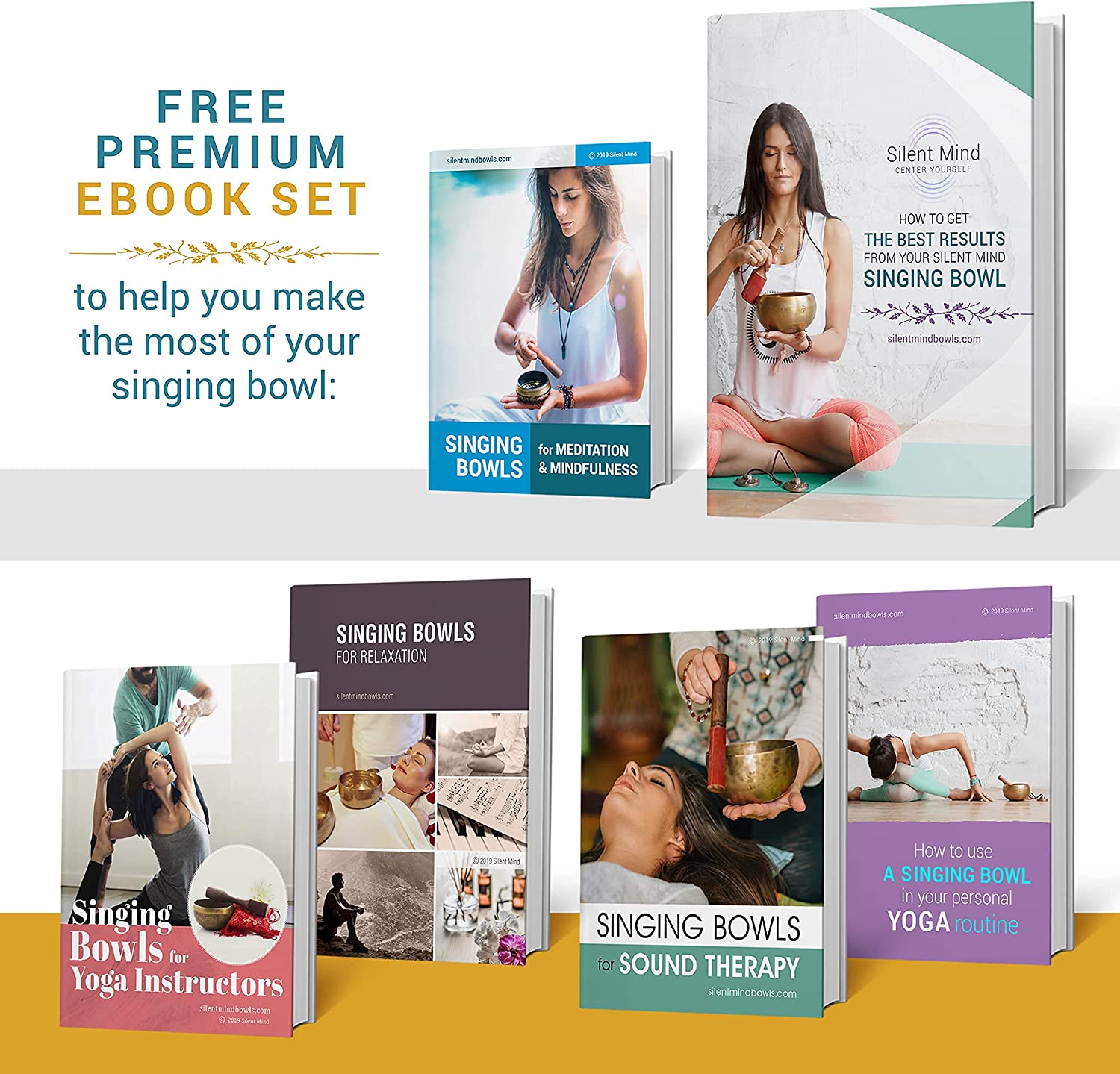 Tibetan Singing Bowl Set, Balance & Harmony Design With Dual Surface Mallet and Silk Cushion, Promotes Peace, Healing, Mindfulness-Toppalletfly