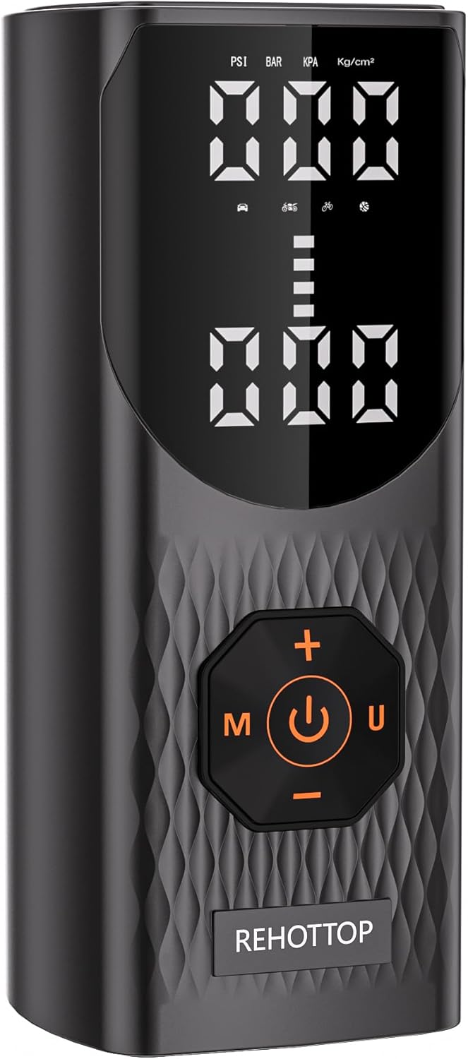 Tire Inflator Portable Air Compressor, 160PSI Air Pump for Car Tires-Toppalletfly