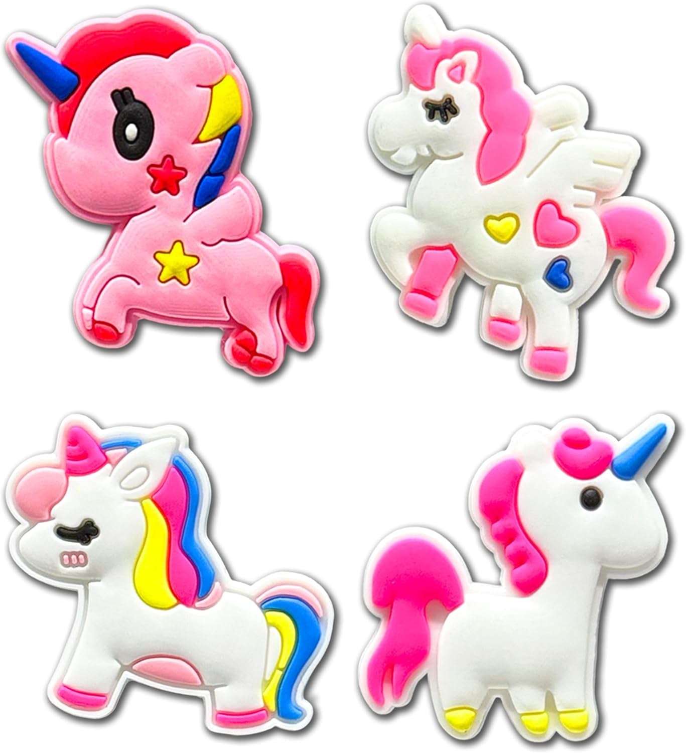 30 PCS Pink Cute Shoe Charms for Girls & Kids – Kawaii Decoration Accessories Pins with Flower, Unicorn, Rainbow, Butterfly, and Food Designs for Clogs – Perfect Party Favors & Holiday Gift Idea