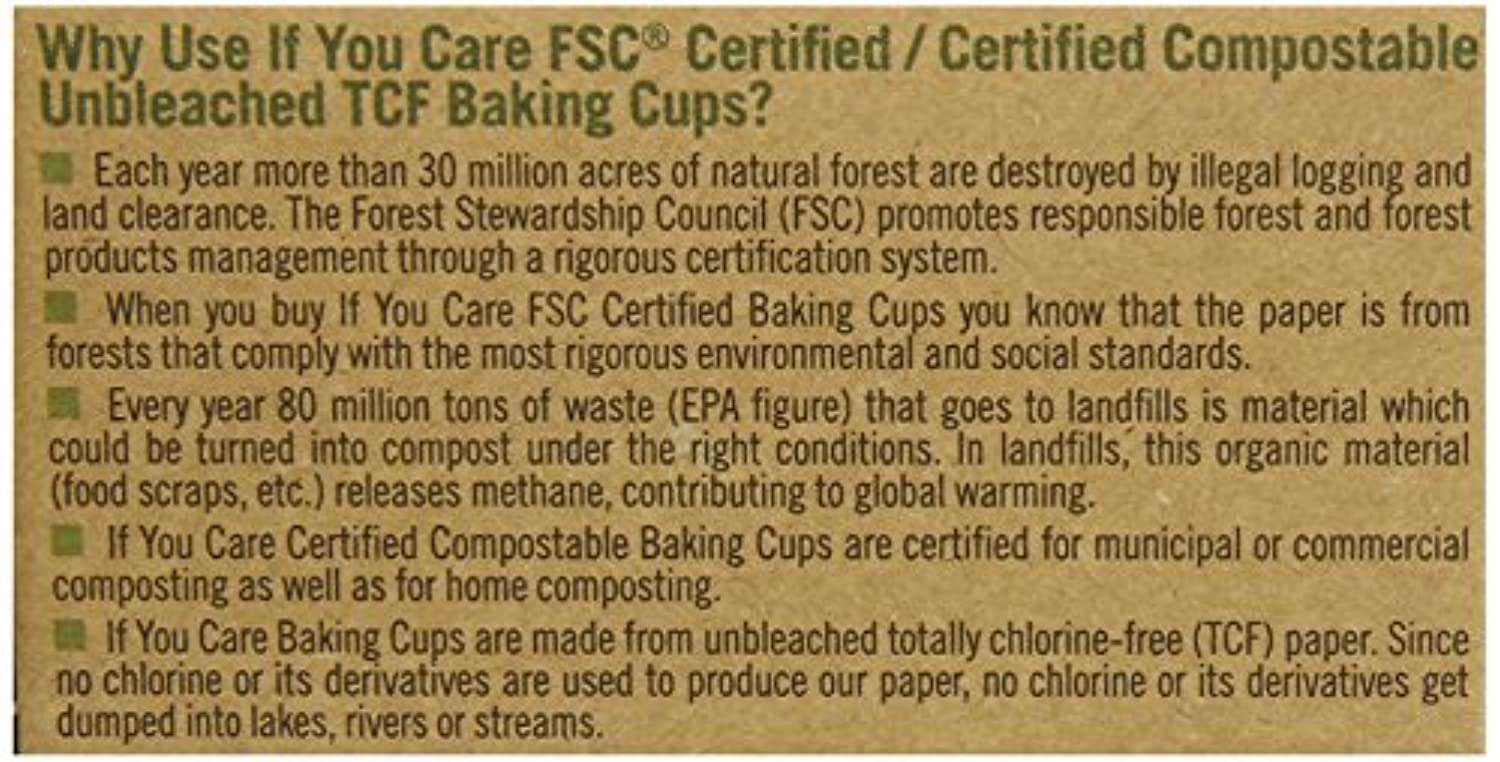 Jumbo Baking Cups, 24Count Packages Unbleached Totally Chlorine-free-Toppalletfly