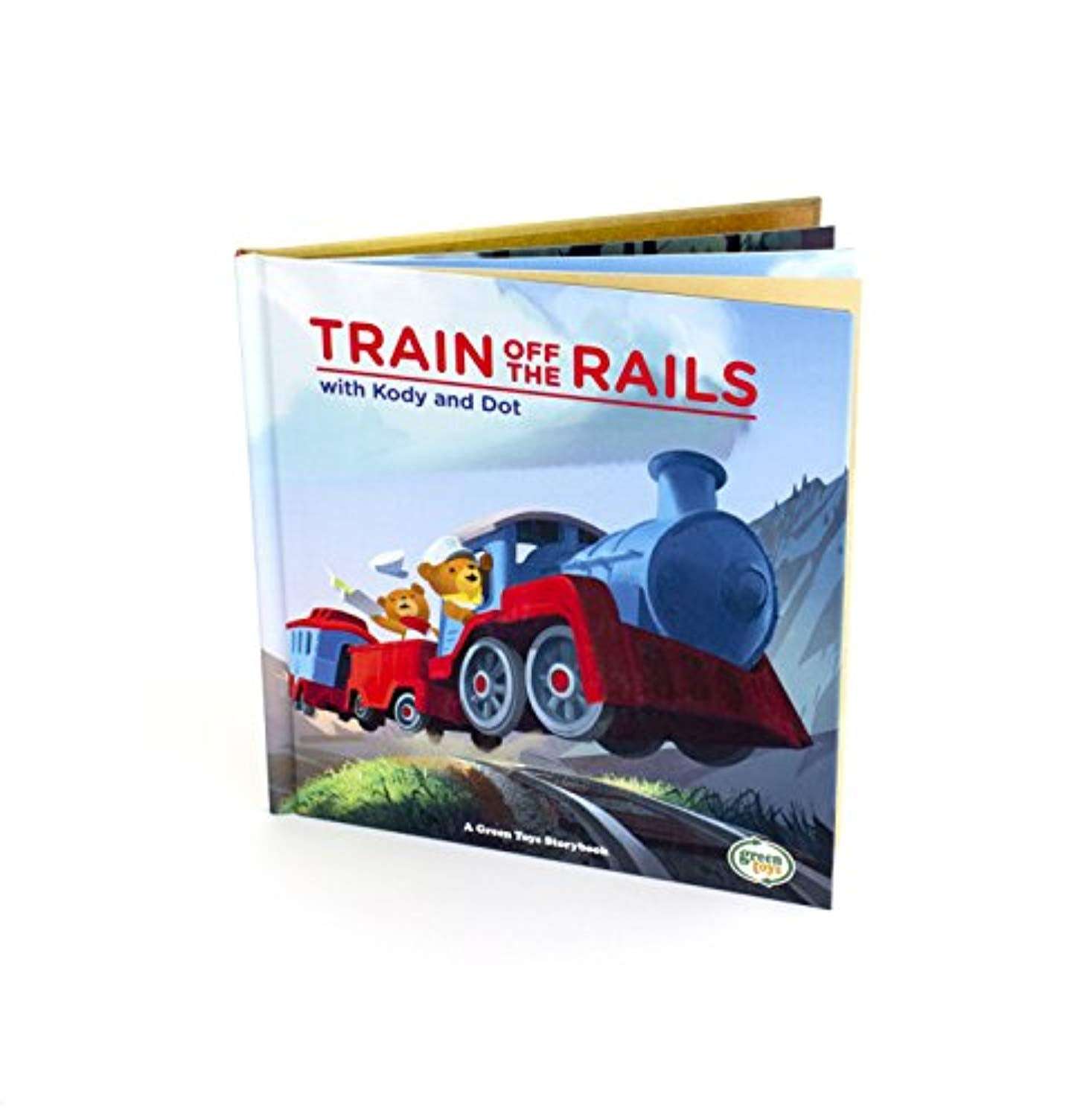 Green Toys Storybook Gift Set Includes Train & Storybook 100% Recycled Plastic-Toppalletfly