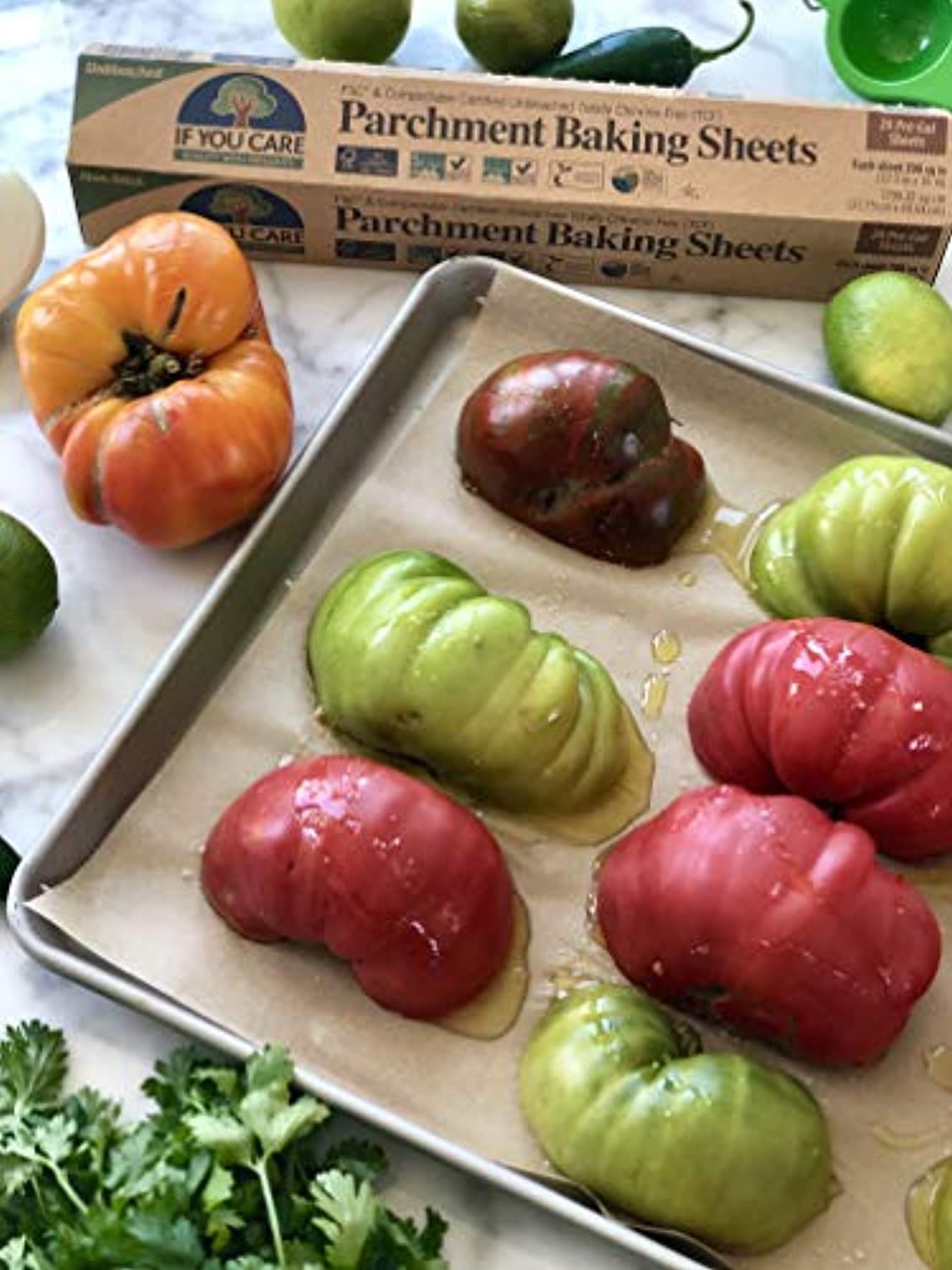 Unbleached FSC Certified Parchment Baking Sheets, 24-count, Pack of 12-Toppalletfly